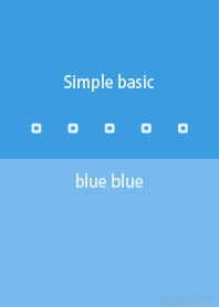Simple basic ブルー ブルー