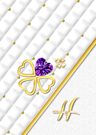 Initia05_"H"with Amethyst