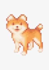 Dog Pixel Art Theme  Green 02