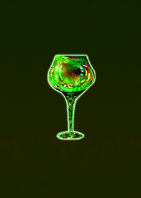Victory glass deep green