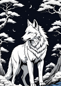 Serigala Putih Perak jzHWg