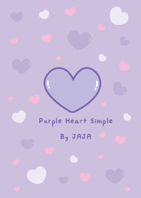 Purple Heart Simple By JAJA  - 02