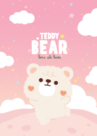 Teddy Bear Kawaii Pink Pastel
