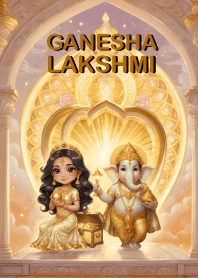 Ganesha& Lakshmi,wealth, prosperity (JP)