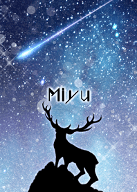 Miyu Reindeer and starry sky