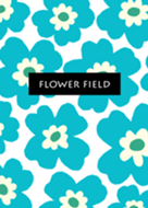 flower field-sky blue#fresh