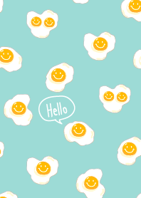 Halo! Banyak telur goreng! WV