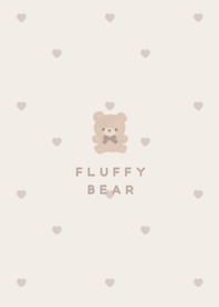 cute fluffy teddy bear. brown