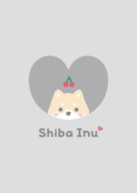 Shiba Inu2 Cherry [gray]