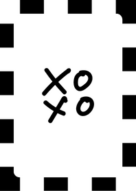 XOXO black-white
