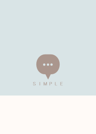 シンプル（beige blue)V.1623