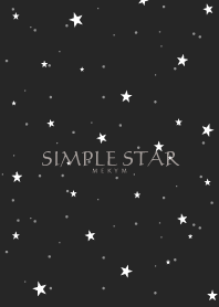 SIMPLE STAR -MAT BLACK-