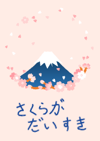 A story about sakura Fuji Mountain #