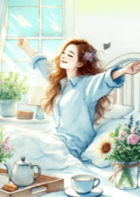 Cute Girl and a Refreshing Morning V.2