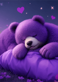 น้องหมีสีม่วงpj