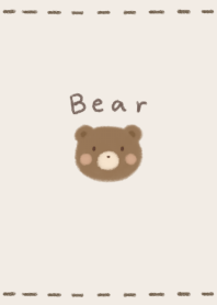 Fluffy Bear brown -beige-