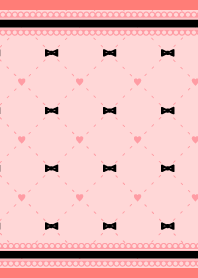 Ribbon and lace05 red