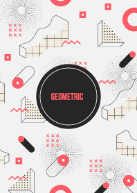 Geometric Perspective Watermelon Red