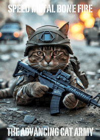 The advancing cat army 22