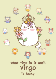 what time is it until Virgo is lucky