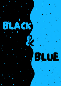 black - blue
