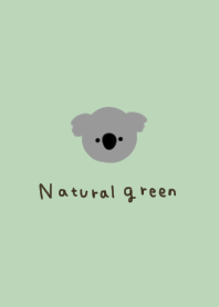 Natural green and koala.