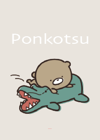 เบจชมพู : Everyday Bear Ponkotsu 4