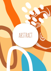 Abstract Cape Honey Hand Drawn