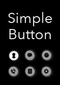 シンプルなボタン(黒)