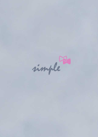 Ribbon watercolor'Dullness Blue'