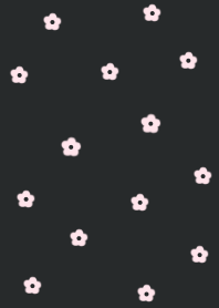 flower pattern =pinkblack=