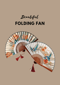 Beautiful folding fan