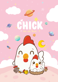 กุ๊กไก่ ตัวกลม คาวาอิ สีชมพู