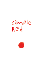 シンプルな赤01