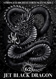 Jet black dragon Golden Lucky 62
