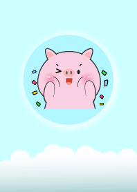Simple So Lovely Pig Pig Theme