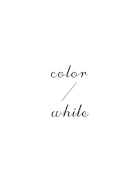 Simple Color : white 5
