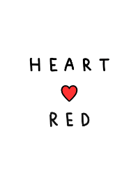 ハート red