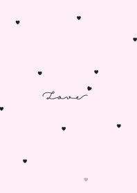 Heart Pattern /pink black.