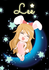 Bunny girl on Blue Moon for Lee