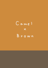camel and brown. simple.