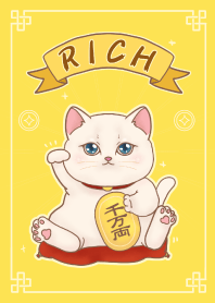 The maneki-neko (fortune cat)  rich 36