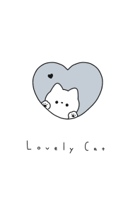 小猫咪 / white blue beige.