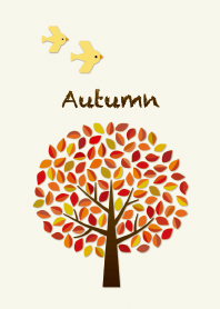"Autumn landscape" Autumnal tree