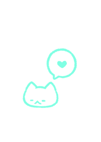 Chill out cat.(white4-05)