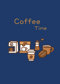 Daily coffee time(Navy blue)