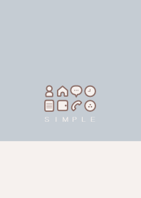 SIMPLE(beige blue)V.360b