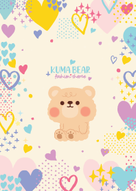 Bear Heart Kawaii