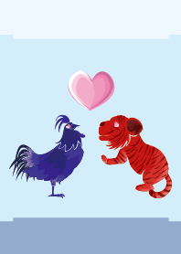 ekst blue(チキン)love red(tiger)