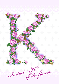 Initial "K" of the flower